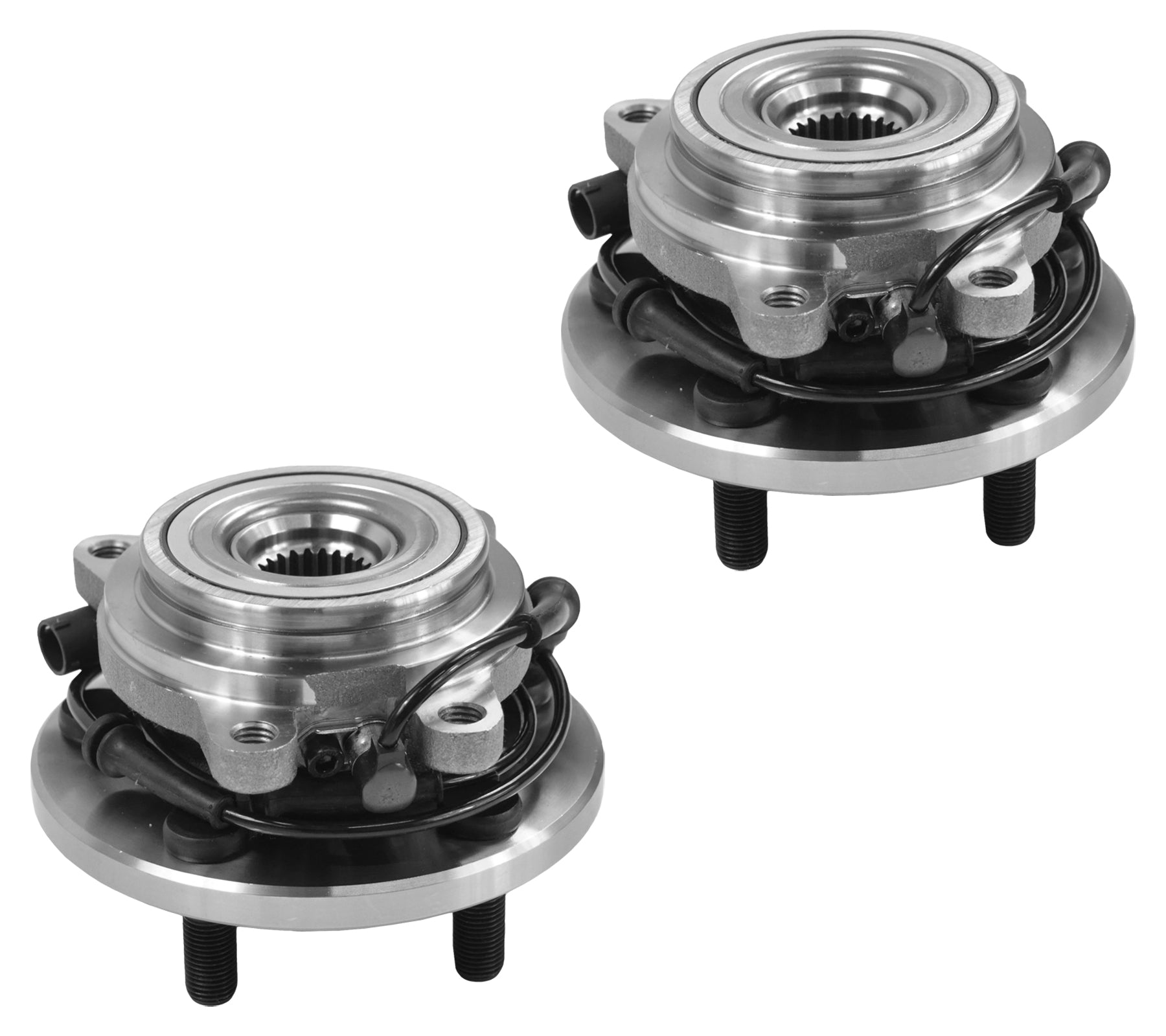 Front (Left + Right Pair) Wheel Bearings Hub + Abs Sensor For Land Rover: Discovery TAY100060 - D2P Autoparts
