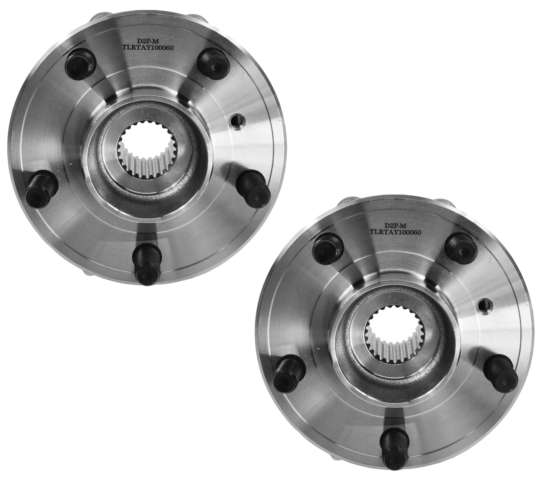 Front (Left + Right Pair) Wheel Bearings Hub + Abs Sensor For Land Rover: Discovery TAY100060 - D2P Autoparts