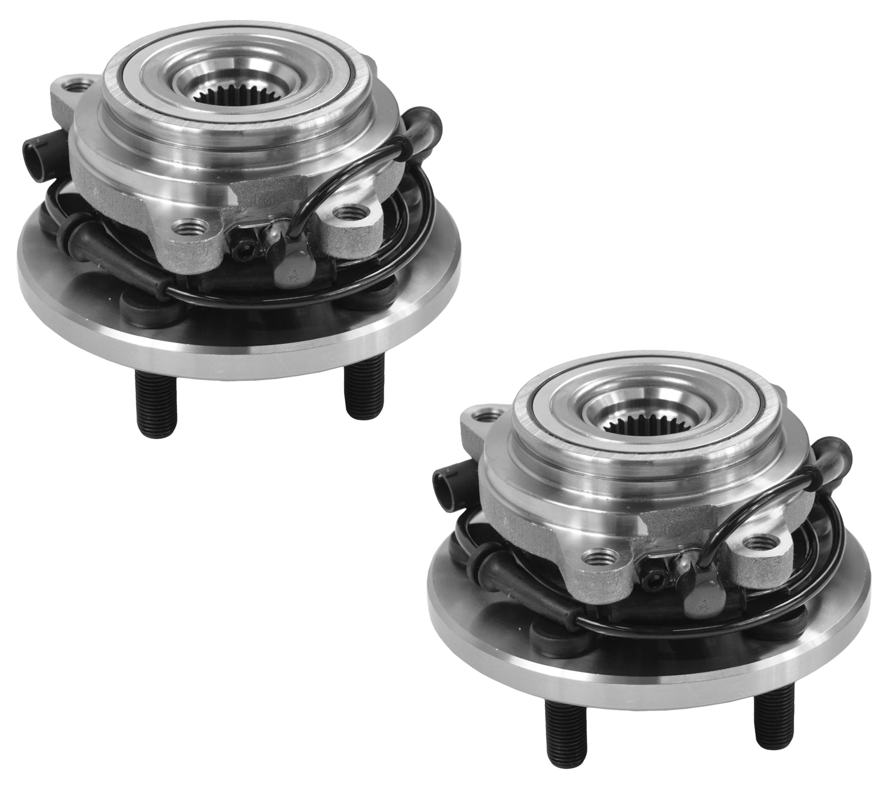 Front (Left + Right Pair) Wheel Bearings Hub + Abs Sensor For Land Rover: Discovery TAY100060 - D2P Autoparts