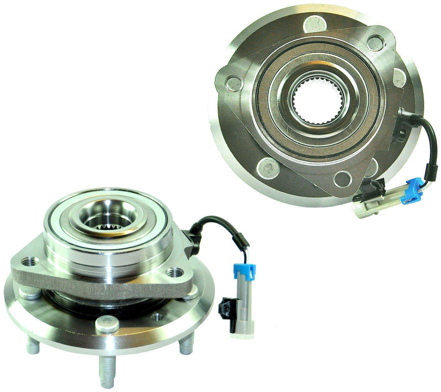 Front Left +Right Wheel Bearing Hub Pair + Abs Sensor For Chevrolet and Opel-Vauxhall - D2P Autoparts