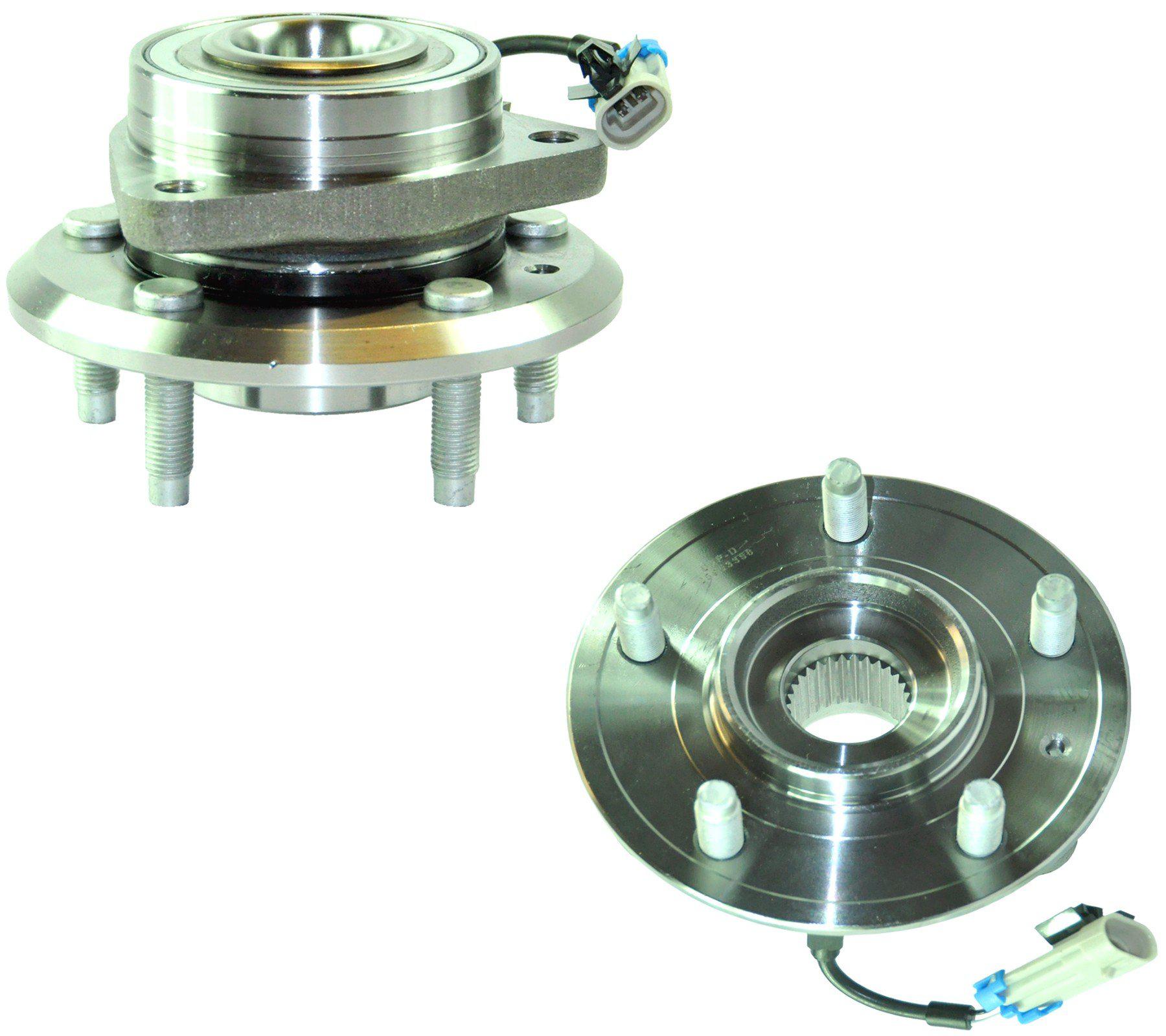 Front Left +Right Wheel Bearing Hub Pair + Abs Sensor For Chevrolet and Opel-Vauxhall - D2P Autoparts
