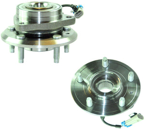 Front Left +Right Wheel Bearing Hub Pair + Abs Sensor For Chevrolet and Opel-Vauxhall - D2P Autoparts