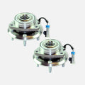 Front Left +Right Wheel Bearing Hub Pair + Abs Sensor For Chevrolet and Opel-Vauxhall - D2P Autoparts