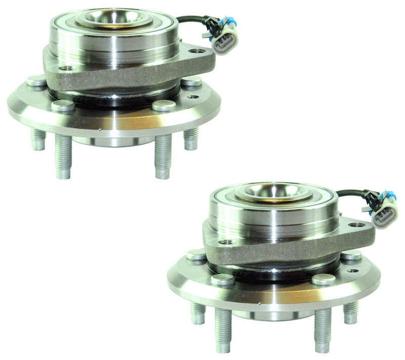 Front Left +Right Wheel Bearing Hub Pair + Abs Sensor For Chevrolet and Opel-Vauxhall - D2P Autoparts