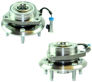 Front Left/Right Wheel Bearing Hub + Abs Sensor For Chevrolet and Opel-Vauxhall - D2P Autoparts