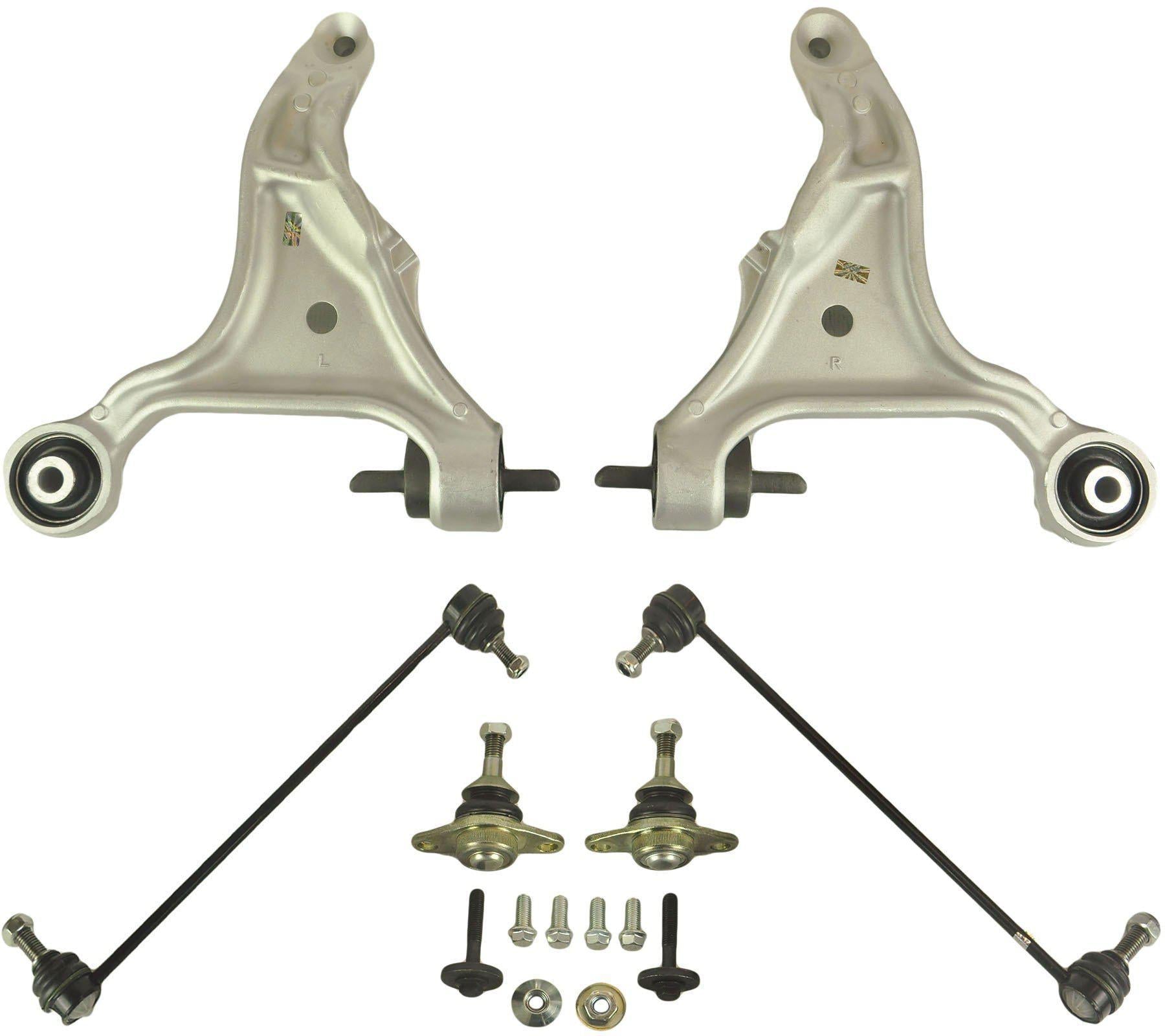Front Lower Suspension Track Control Arms Pair (Lh & Rh) For Volvo S60 - D2P Autoparts