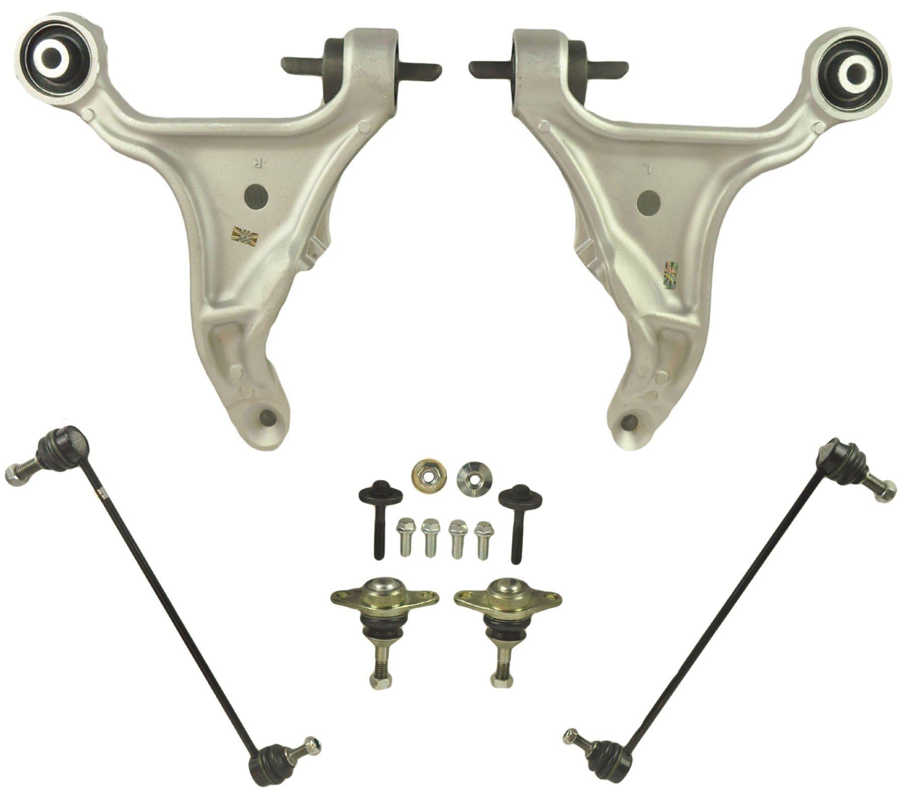 Front Lower Suspension Track Control Arms Pair (Lh & Rh) For Volvo S60 - D2P Autoparts