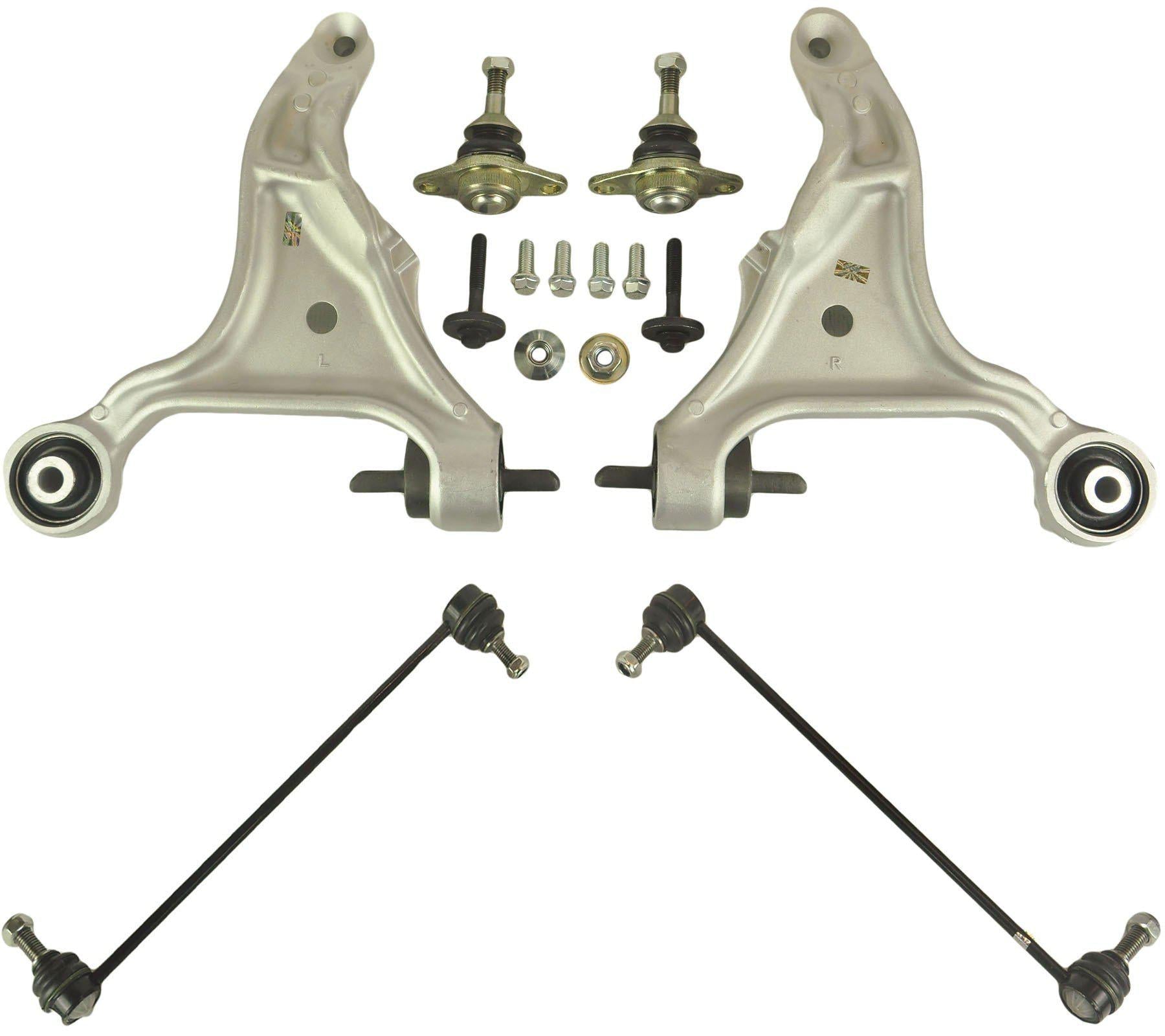 Front Lower Suspension Track Control Arms Pair (Lh & Rh) For Volvo S60 - D2P Autoparts