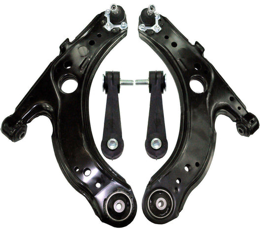 Front Lower Suspension Wishbone Control Arms Kit (Left & Right) For Audi, VW, Seat, Skoda A3, and Octavia - D2P Autoparts