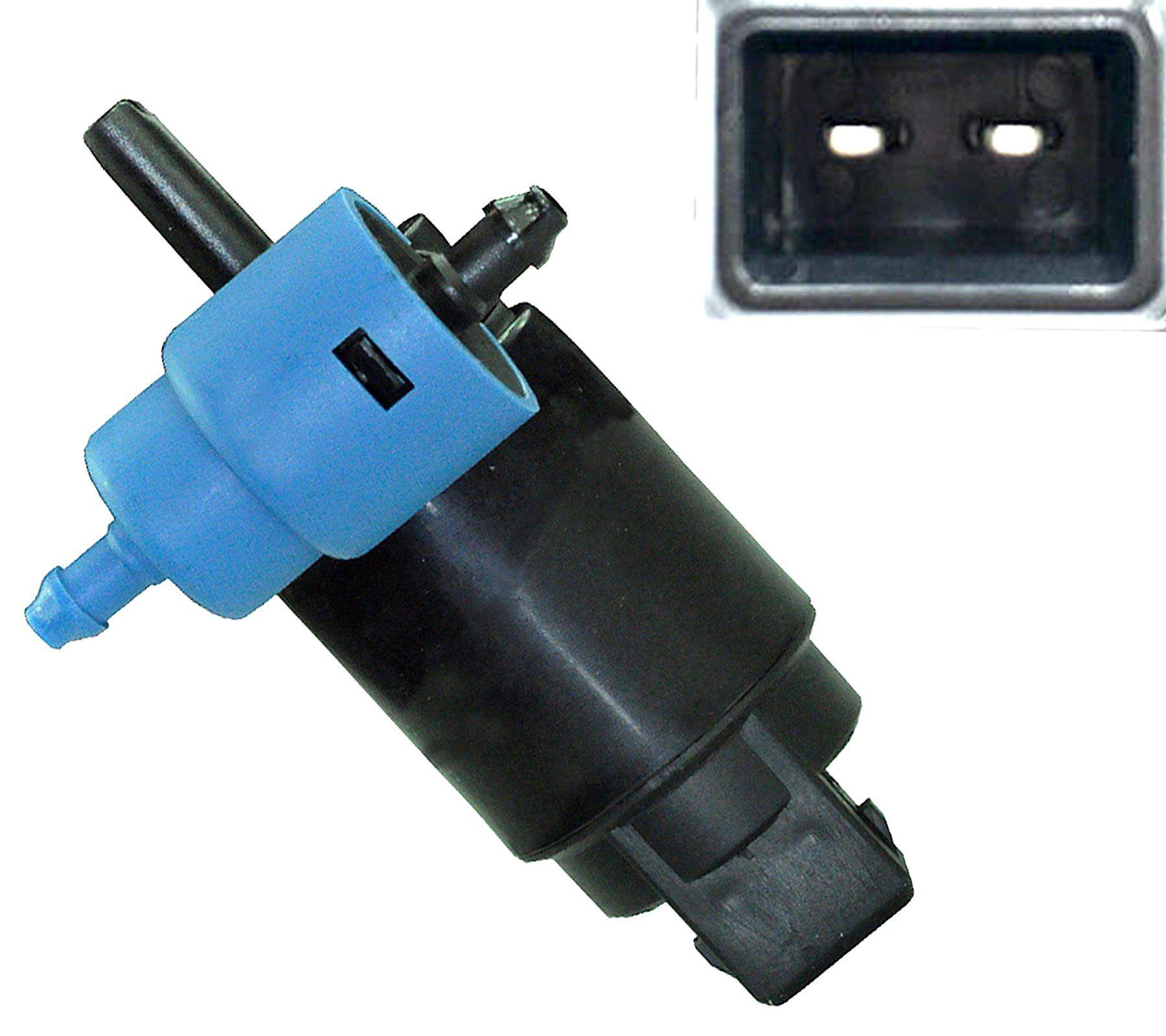 Front Or Rear Twin Outlet Windscreen Washer Pump For Vauxhall/Opel Vectra Awp20 - D2P Autoparts