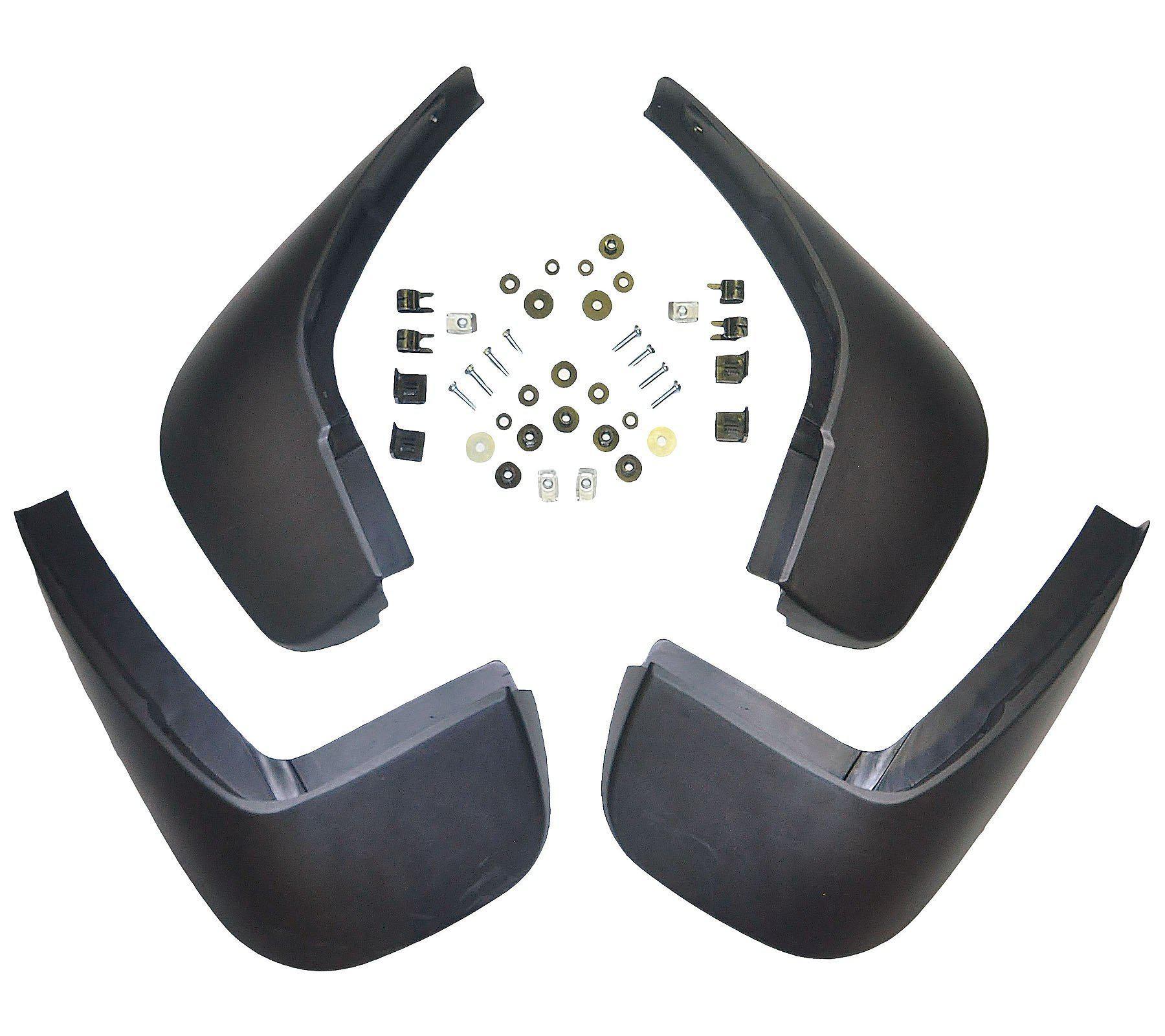 Front & Rear Mud Flaps X4 Left & Right For Land Rover: Range Rover - D2P Autoparts