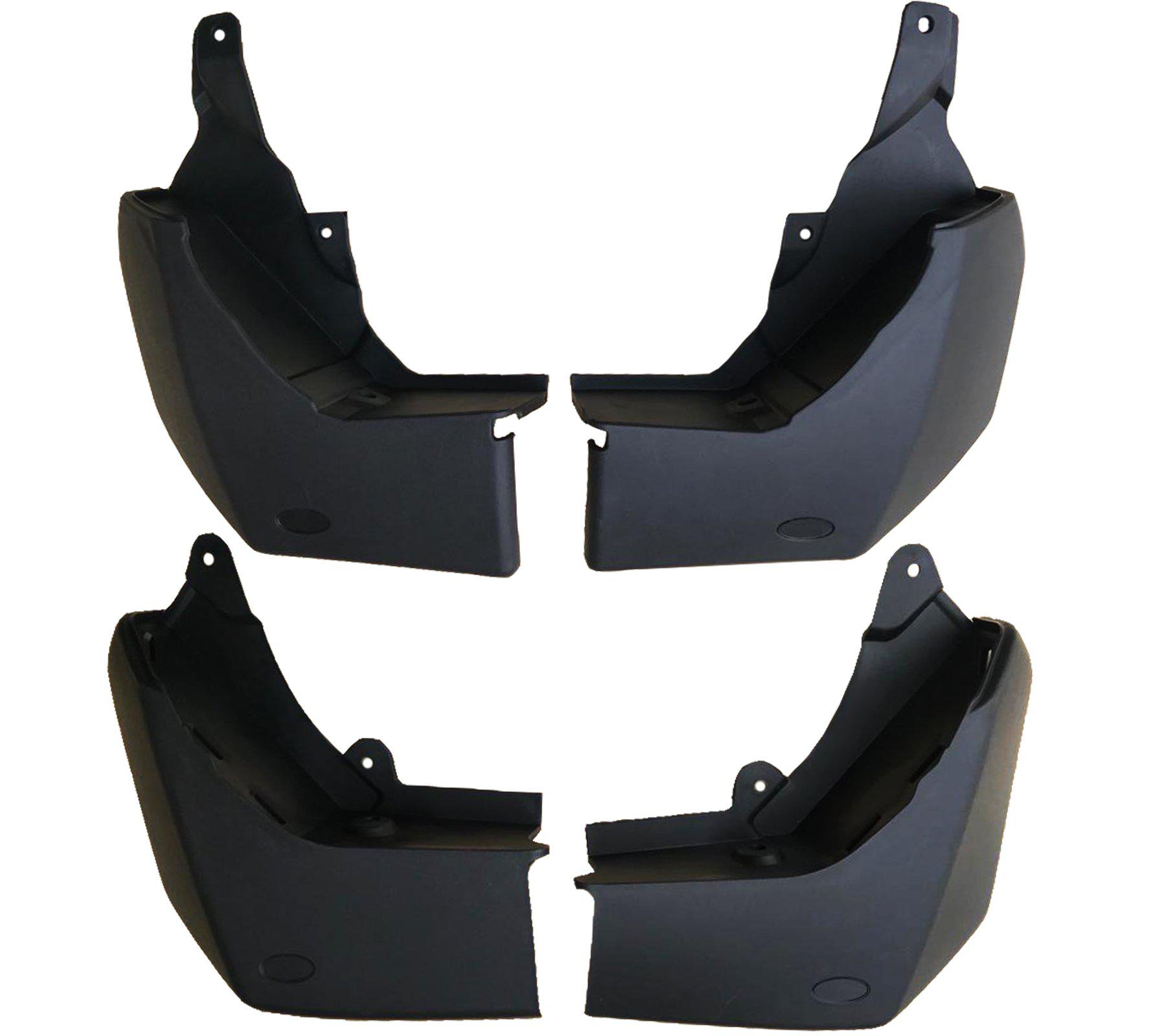 Front & Rear Mudflaps X4 Pack Of 4 For Discovery - D2P Autoparts
