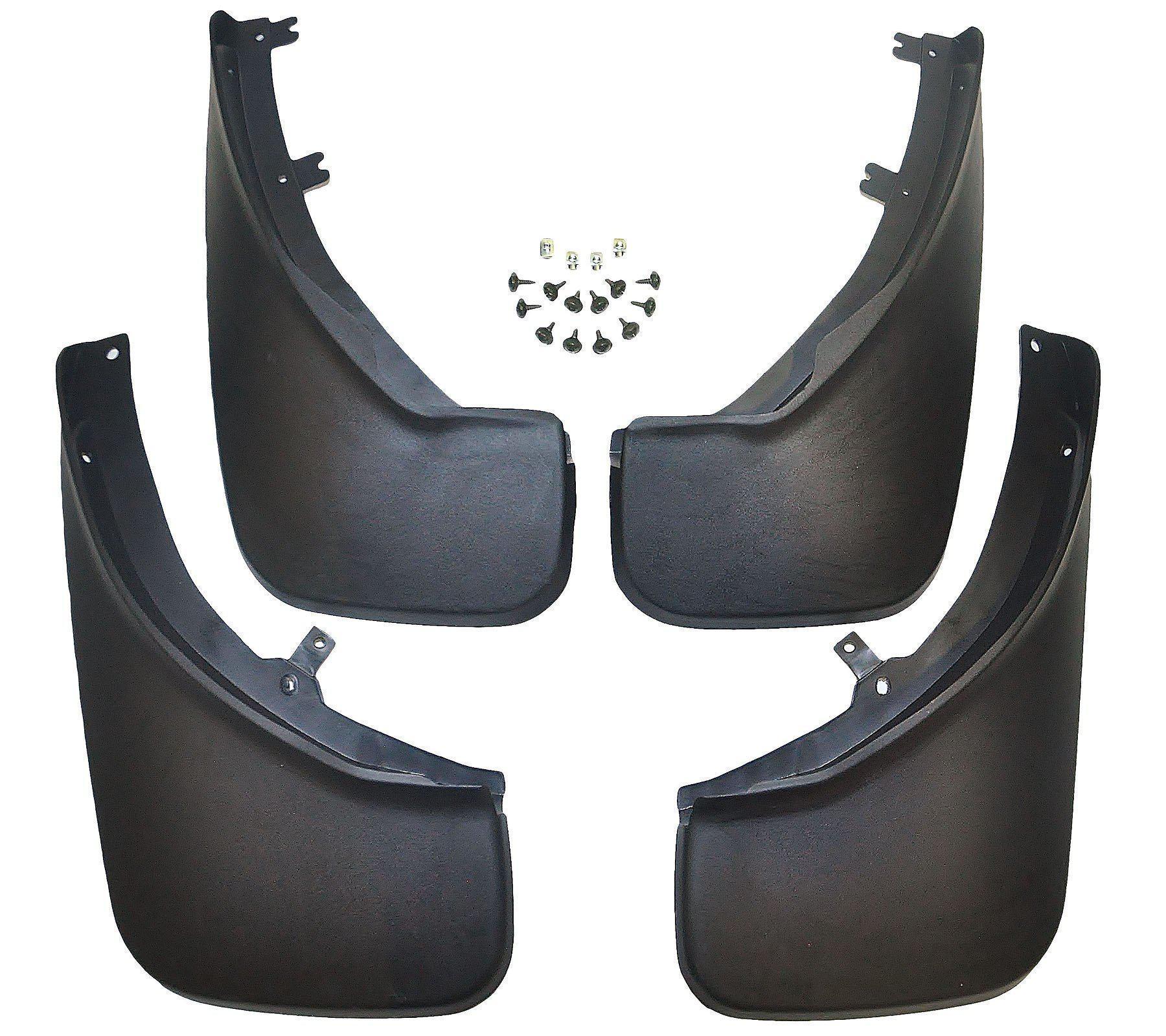 Front & Rear Mudflaps/Mudguards Pack Of 4 For Land Rover: Range Rover - D2P Autoparts