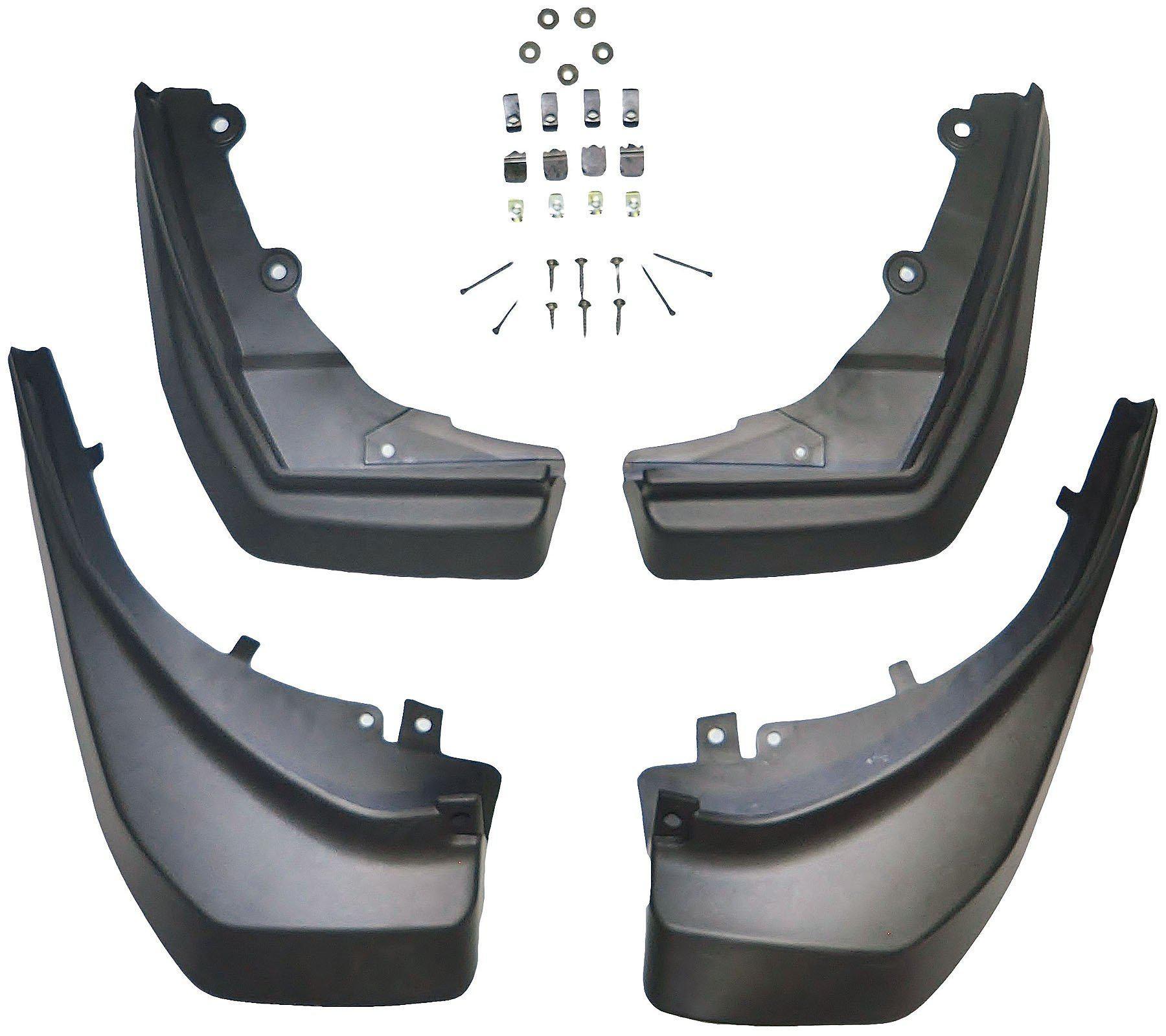Front & Rear Mudguards Kit (Left & Right Sides) For Land Rover - D2P Autoparts