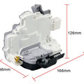 Front Right Driver Door Lock Mechanism (9 Pins) For Audi/Seat - D2P Autoparts