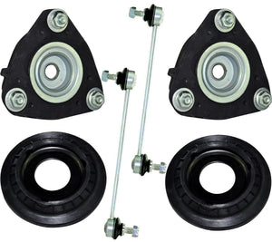 Front Suspension Top Strut Mount Bearings & Drop-Links Pair (Left & Right) For Ford Mondeo - D2P Autoparts