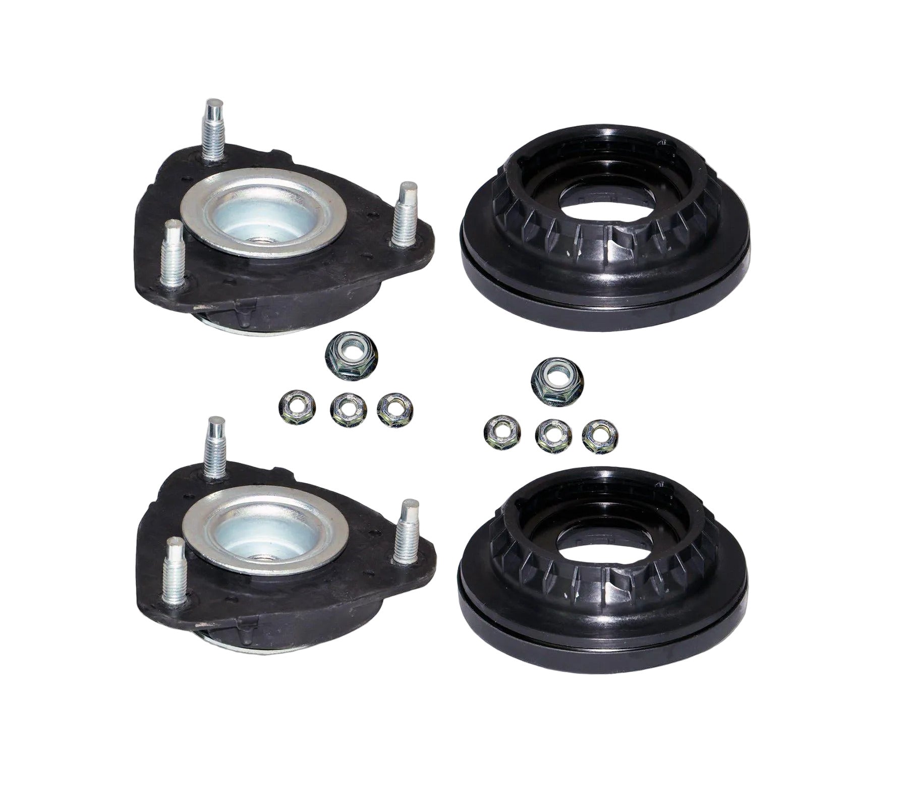 Front Suspension Top Strut Mount Bearings Pair (Left & Right) For Ford - D2P Autoparts
