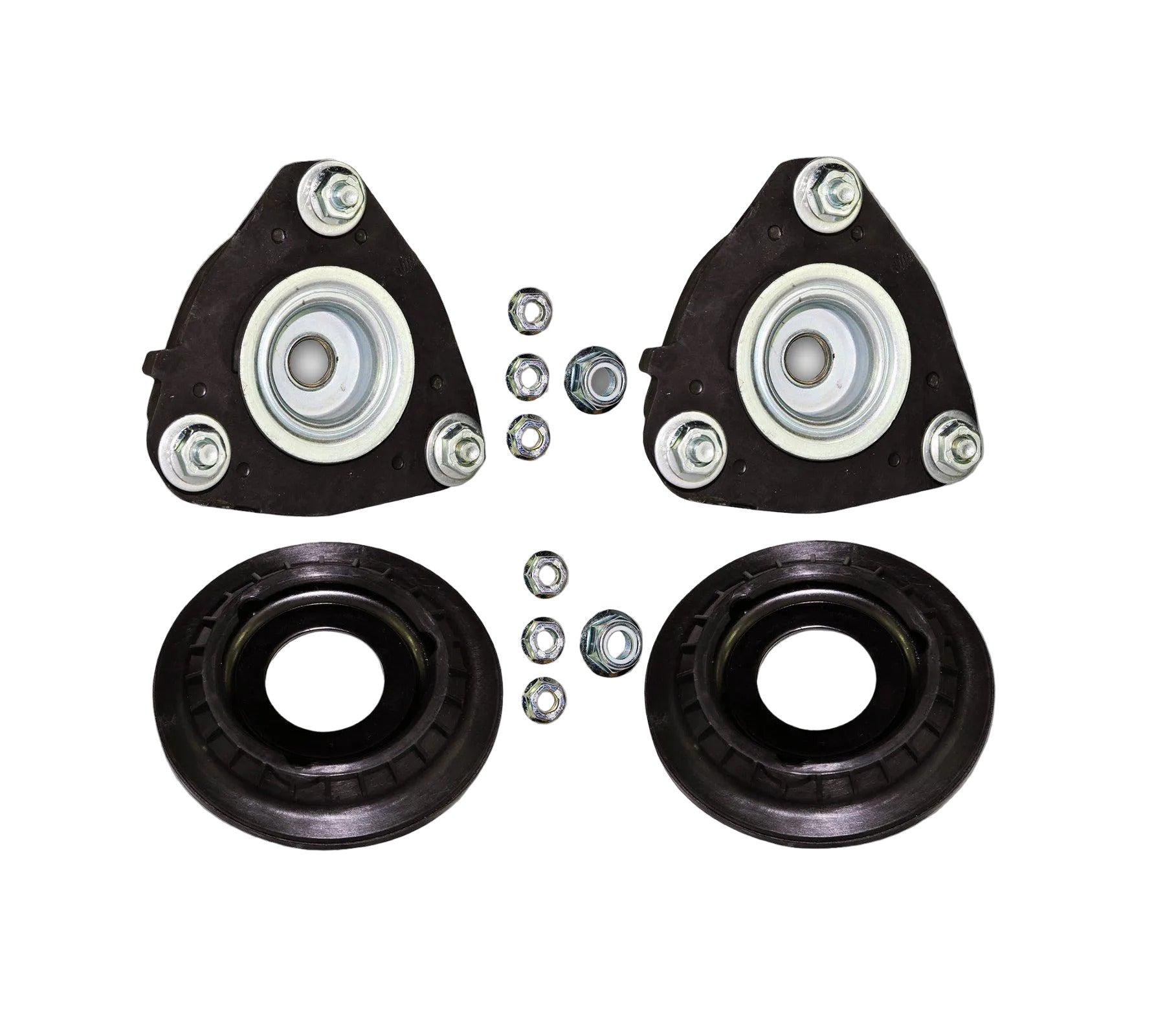 Front Suspension Top Strut Mount Bearings Pair (Left & Right) For Ford - D2P Autoparts