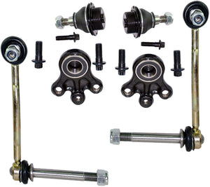 Front Suspension Upper & Lower Ball Joints & Droplinks Pair Kit For Peugeot/Citroen - D2P Autoparts