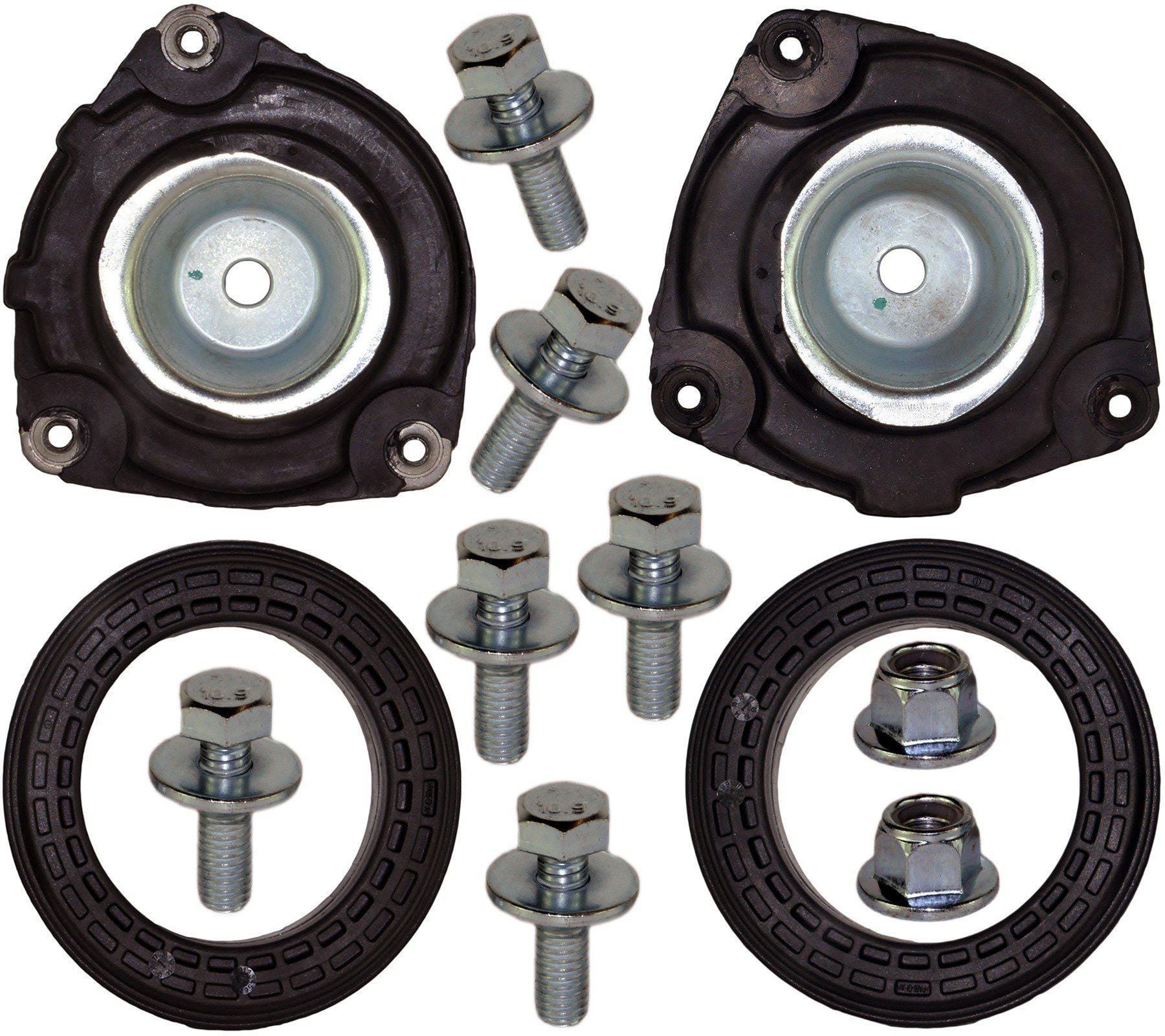 Front Top Struts Mounts & Bearings (Left + Right Pair) For Renault/Nissan - D2P Autoparts