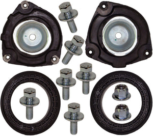 Front Top Struts Mounts & Bearings (Left + Right Pair) For Renault/Nissan - D2P Autoparts