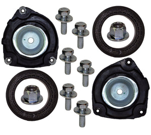 Front Top Struts Mounts & Bearings (Left + Right Pair) For Renault/Nissan - D2P Autoparts