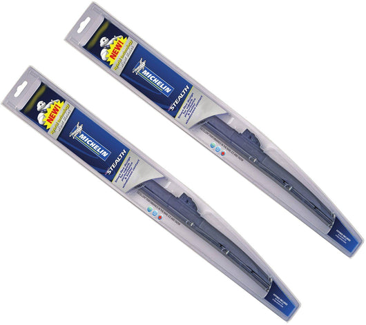 Genuine Michelin Stealth Hybrid Front Wiper Blades Pair Of 16″/ 400 Mm + 20″/ 500 Mm - D2P Autoparts