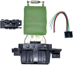 Heater Blower Motor Fan Resistor + Wiring Loom For Alfa Romeo, Fiat, Peugeot, Citroen, and Opel-Vauxhall - D2P Autoparts