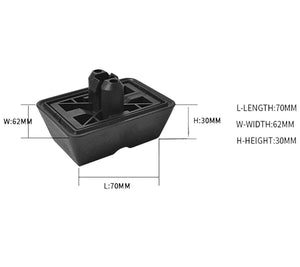 Jacking Point Jack Pad Cover For BMW: 3, 6, and 7 Series, X3, Z4, and Z8 51718268885 - D2P Autoparts