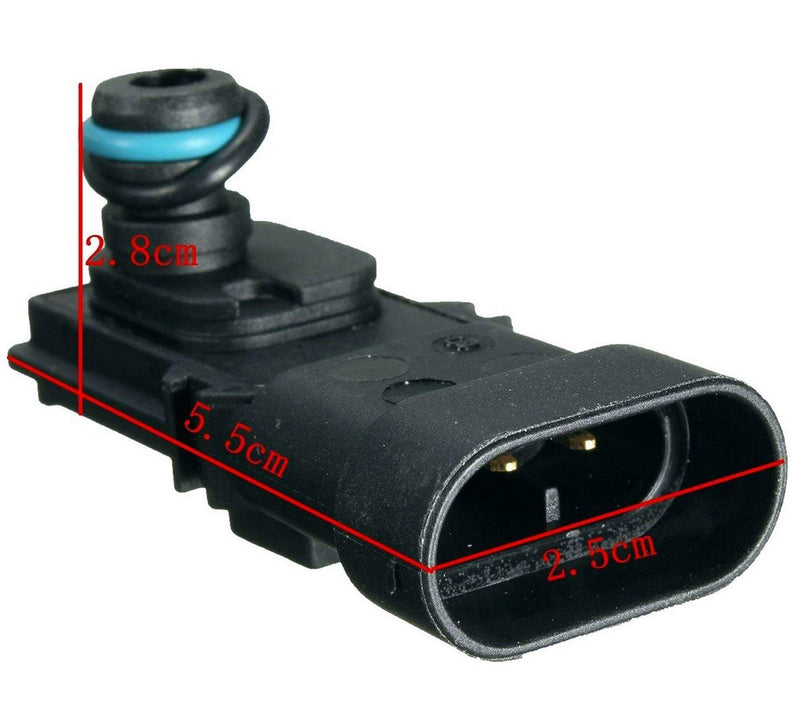 Map Sensor (12V & 3 Pins) For Renault, Dacia, Nissan, and Opel-Vauxhall 8200105165 - D2P Autoparts