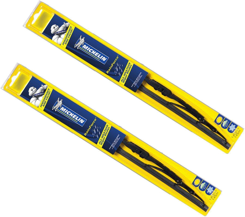 Michelin Rainforce Traditional Front Wiper Blades Pair 380Mm/15” + 510Mm/20″ - D2P Autoparts