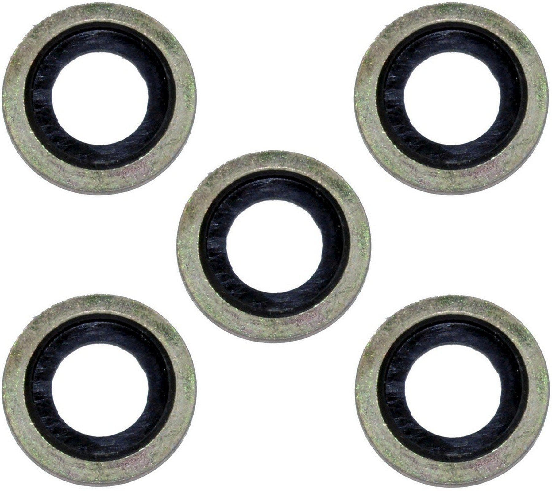 Oil Drain Sump Plug Washers X5 For Peugeot, Citroen, Ford, Land Rover, and Mazda - D2P Autoparts