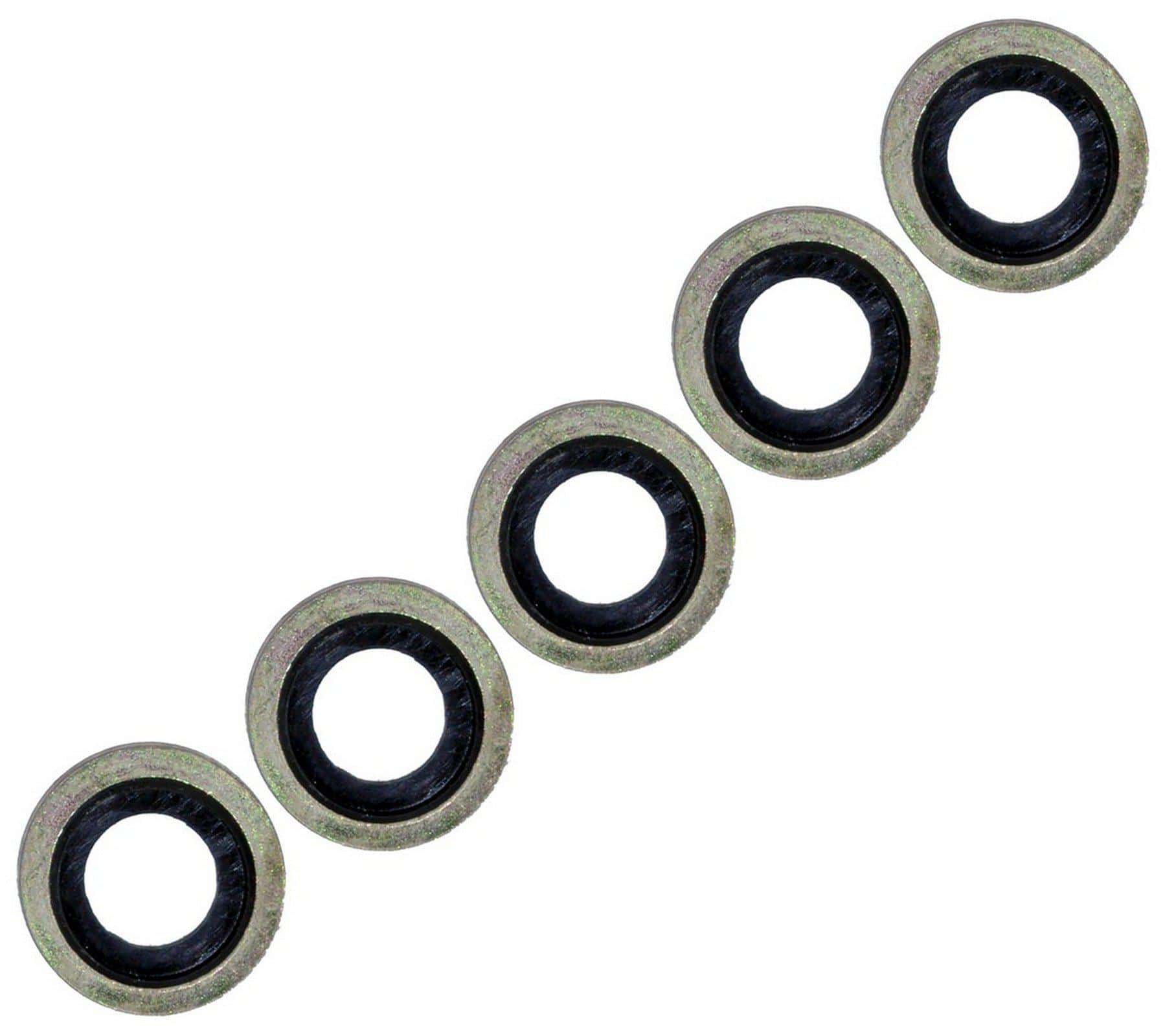 Oil Drain Sump Plug Washers X5 For Peugeot, Citroen, Ford, Land Rover, and Mazda - D2P Autoparts