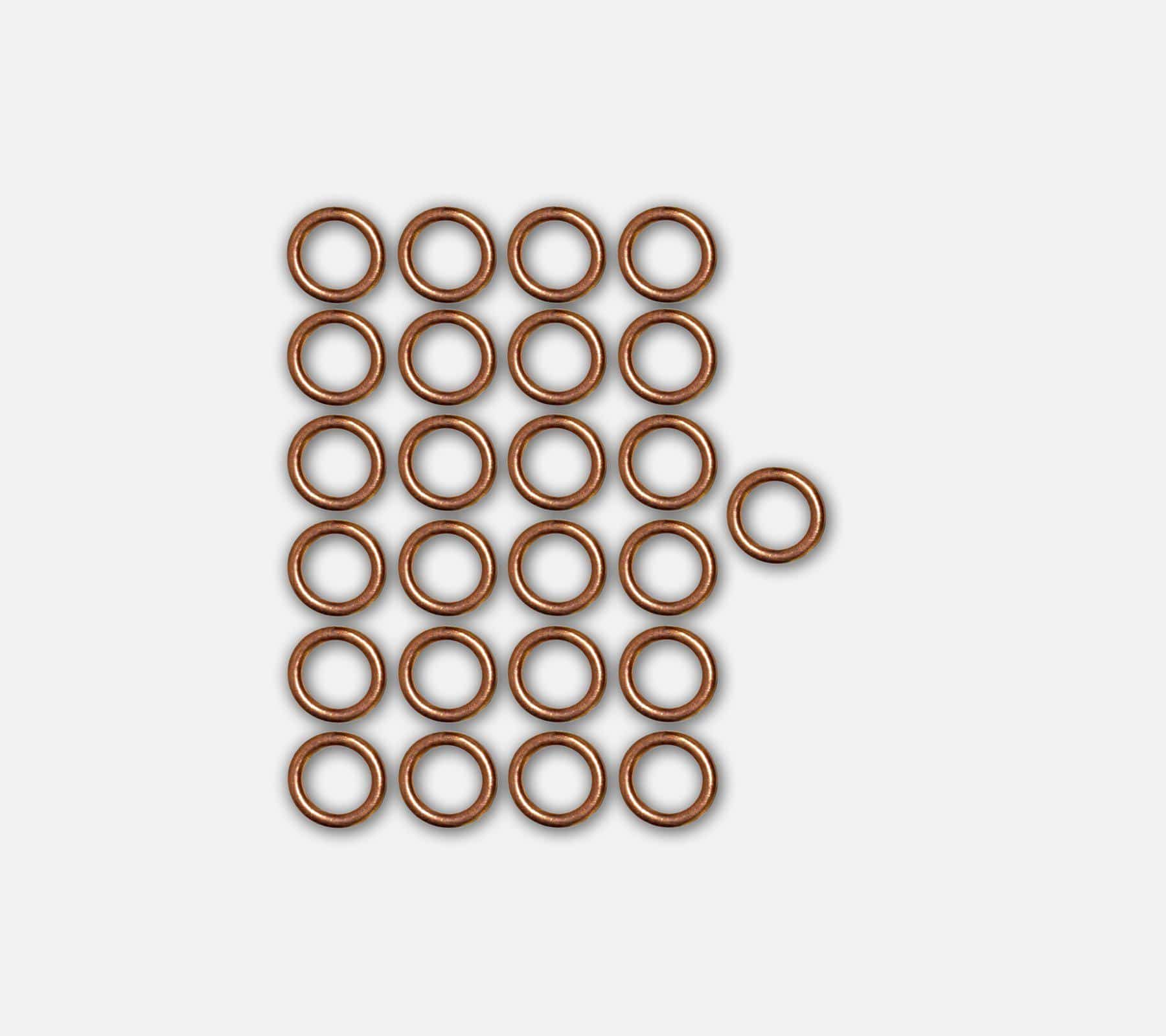 Oil Sump Plug Washers (Set Of 25) Peugeot, and Citroen 16430 - D2P Autoparts