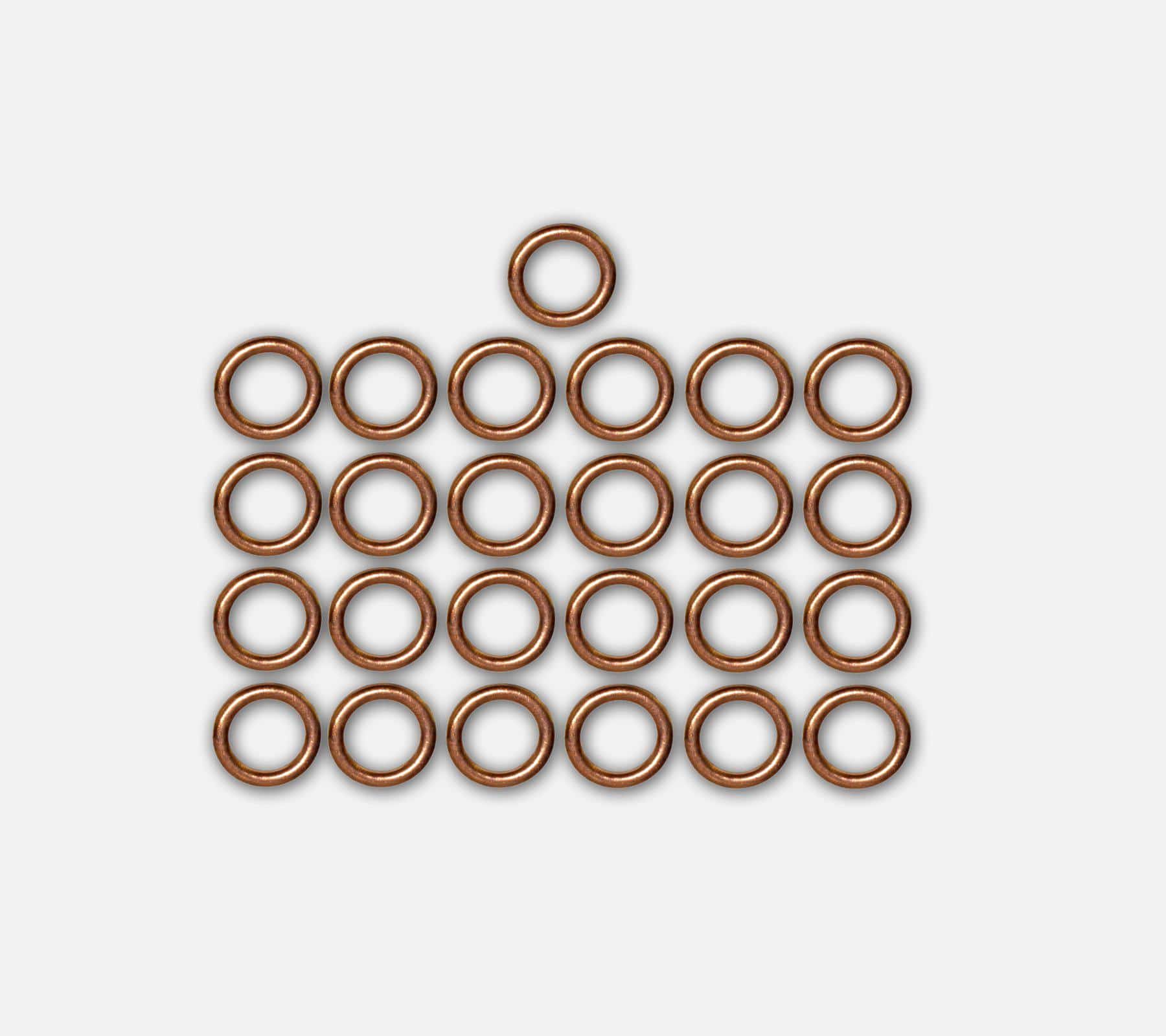 Oil Sump Plug Washers (Set Of 25) Peugeot, and Citroen 16430 - D2P Autoparts