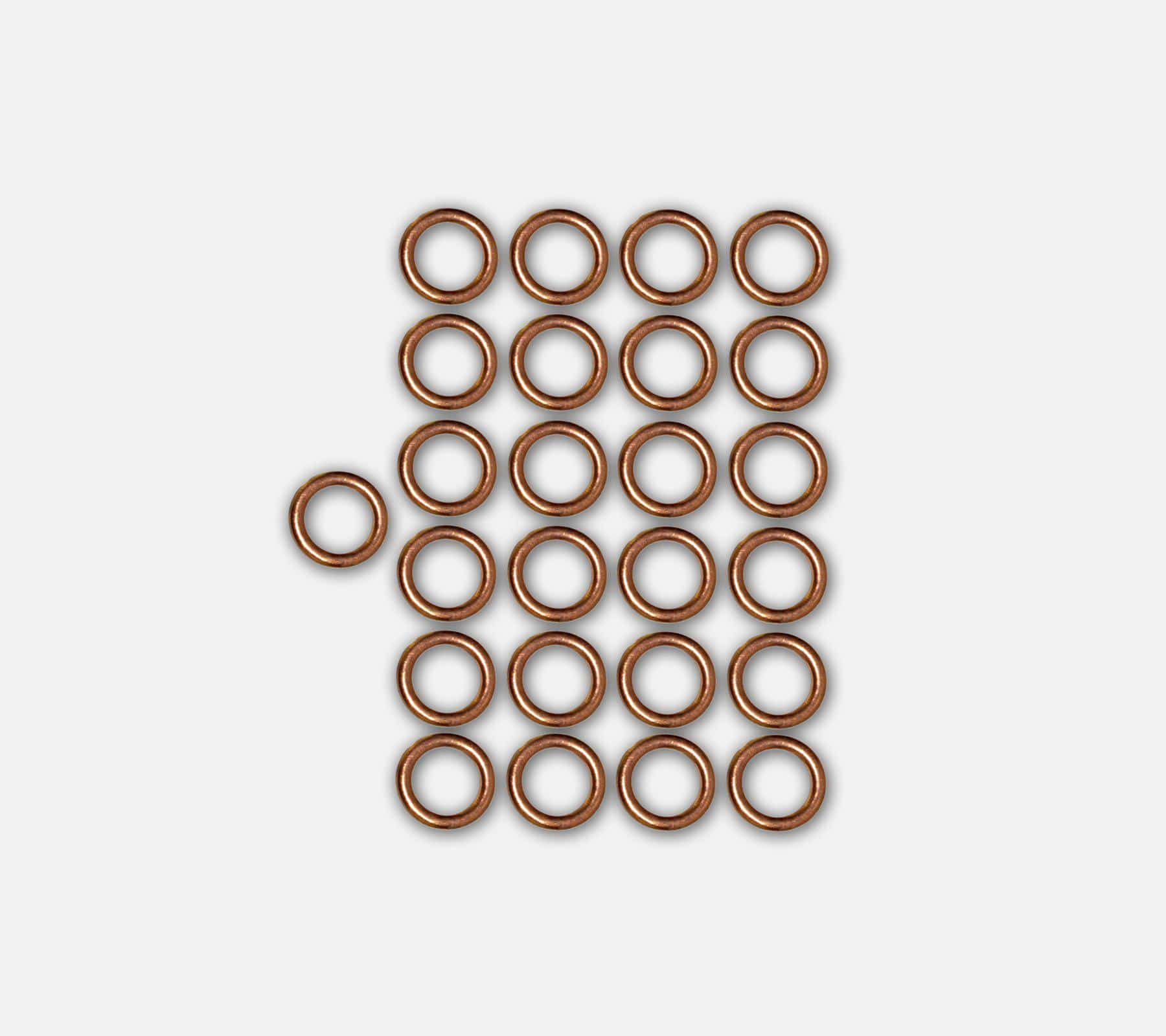 Oil Sump Plug Washers (Set Of 25) Peugeot, and Citroen 16430 - D2P Autoparts