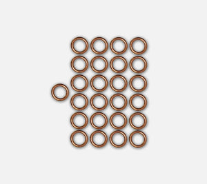 Oil Sump Plug Washers (Set Of 25) Peugeot, and Citroen 16430 - D2P Autoparts