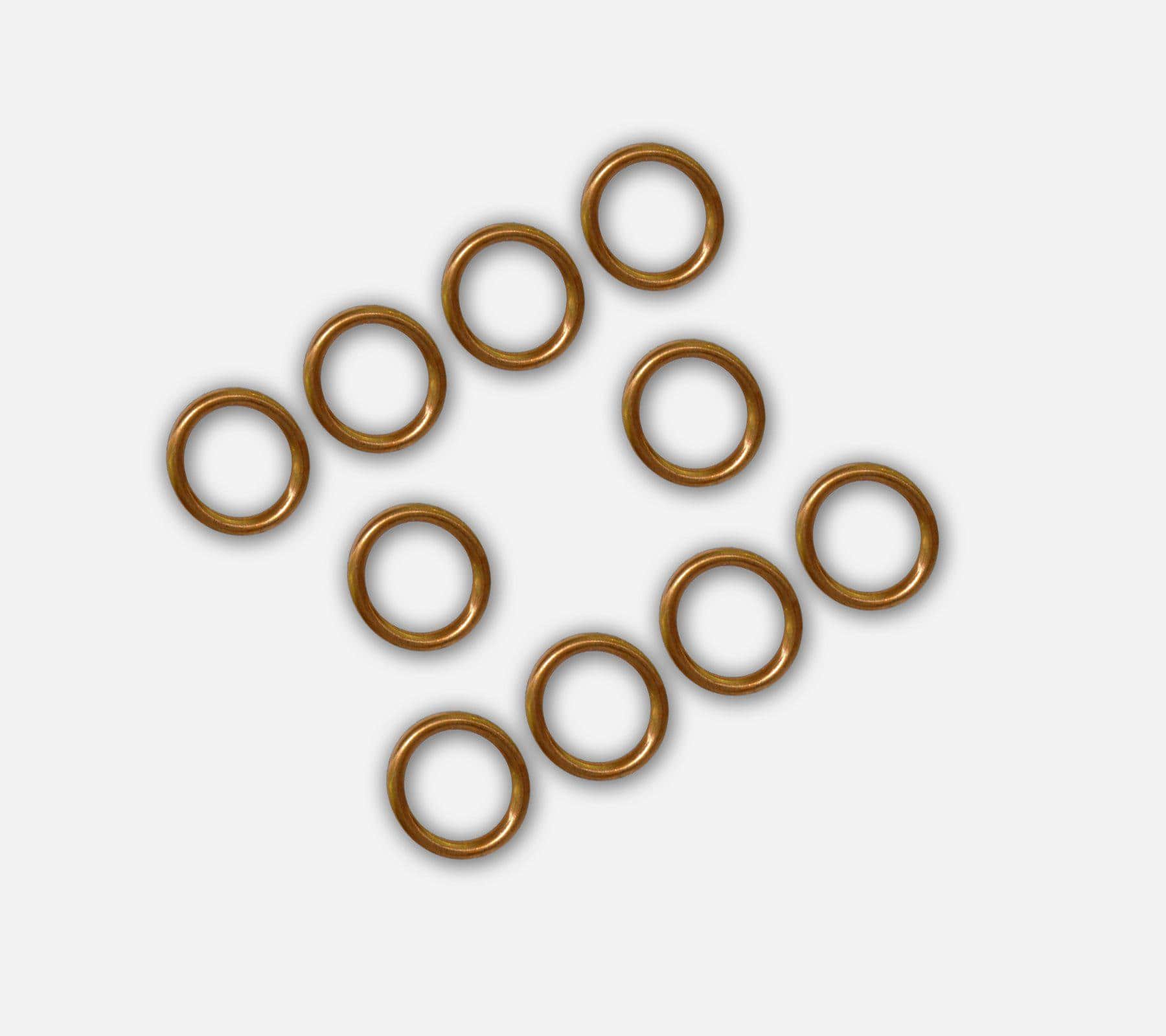 Oil Sump Plug Washers X10 For Peugeot/Citroen 309, Xantia - D2P Autoparts