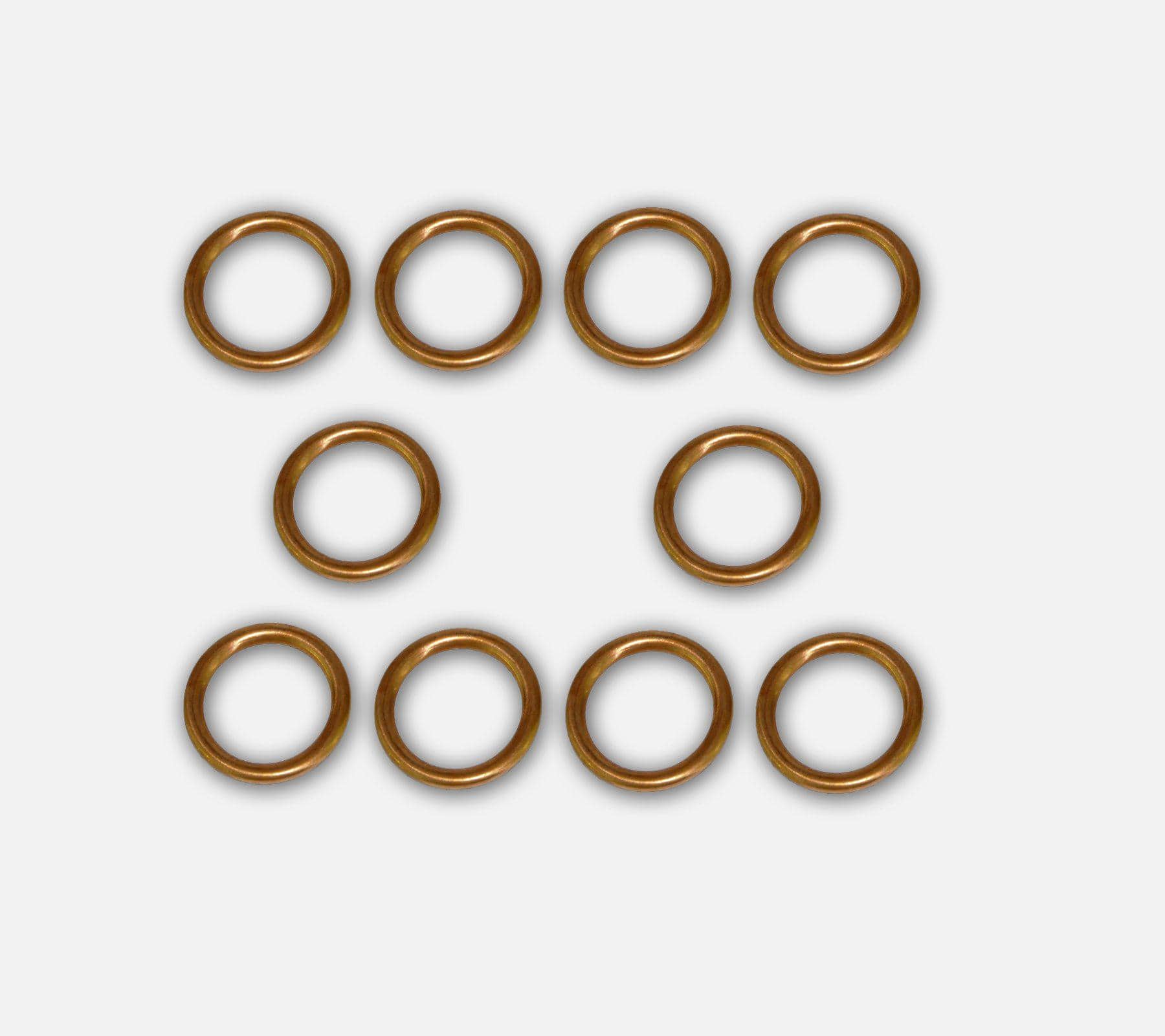 Oil Sump Plug Washers X10 For Peugeot/Citroen 309, Xantia - D2P Autoparts