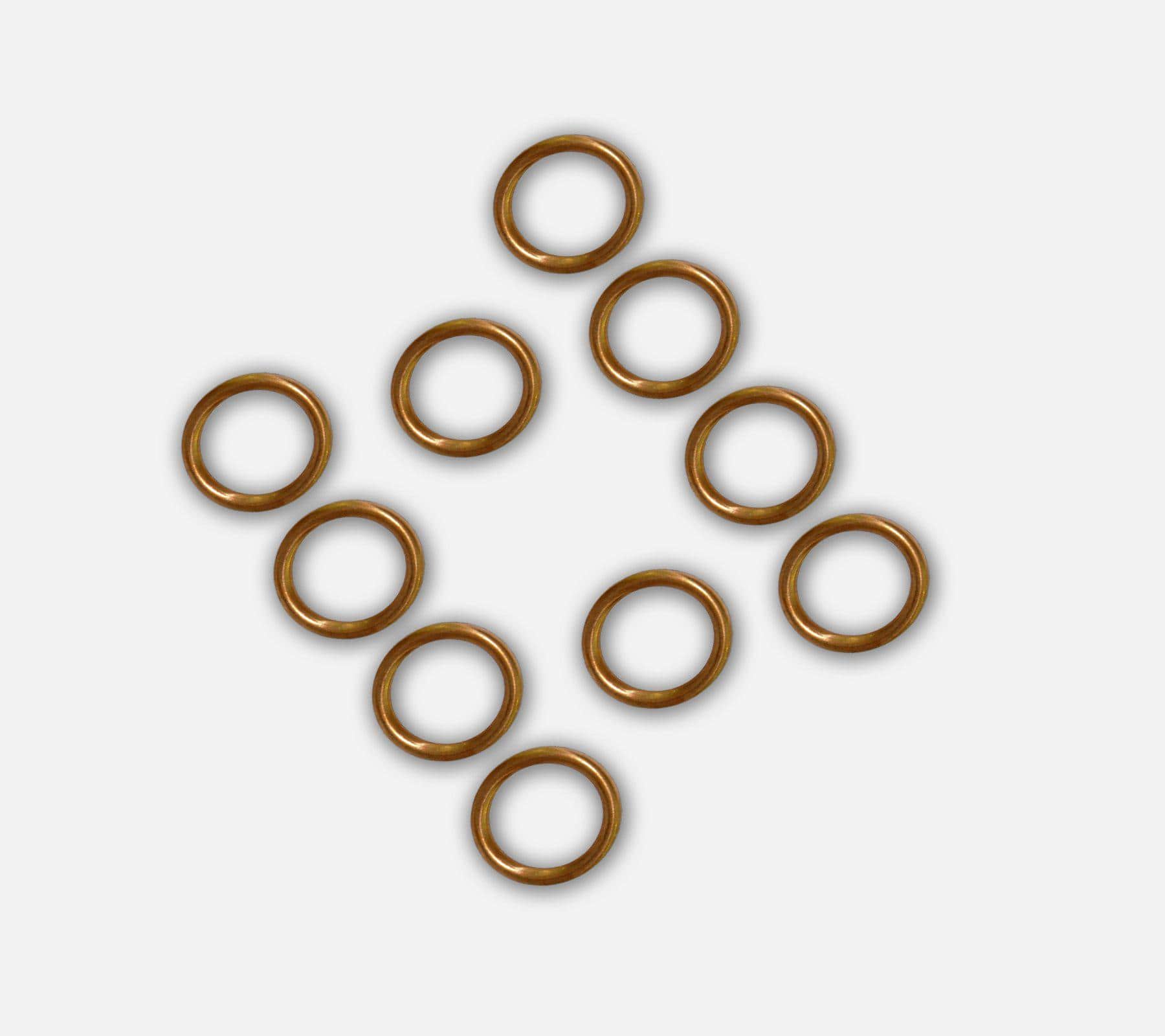 Oil Sump Plug Washers X10 For Peugeot/Citroen 309, Xantia - D2P Autoparts