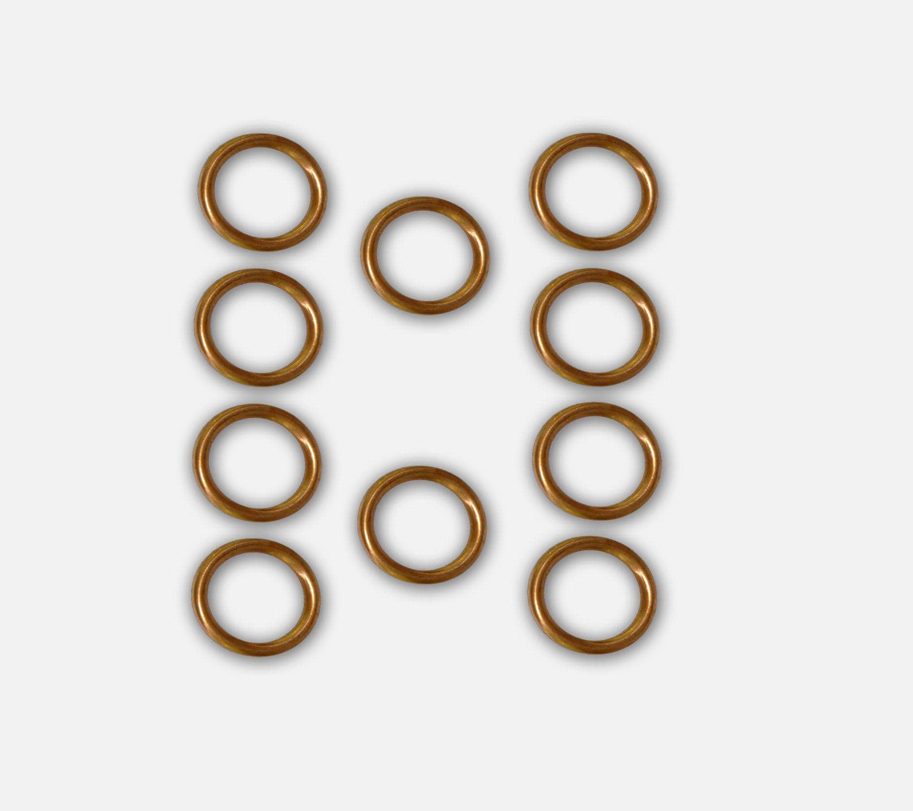 Oil Sump Plug Washers X10 For Peugeot/Citroen 309, Xantia - D2P Autoparts