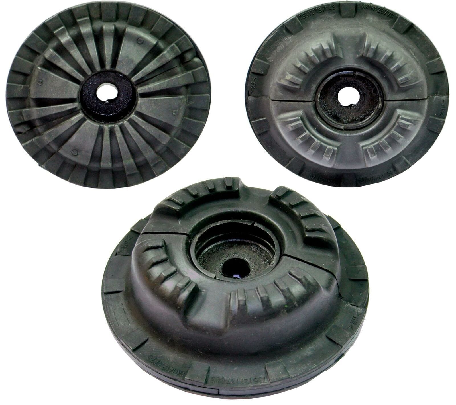 Pair of Front Suspension Top Strut Mounts & Bearings For Audi A4, A6, A7, Seat Exeo - D2P Autoparts