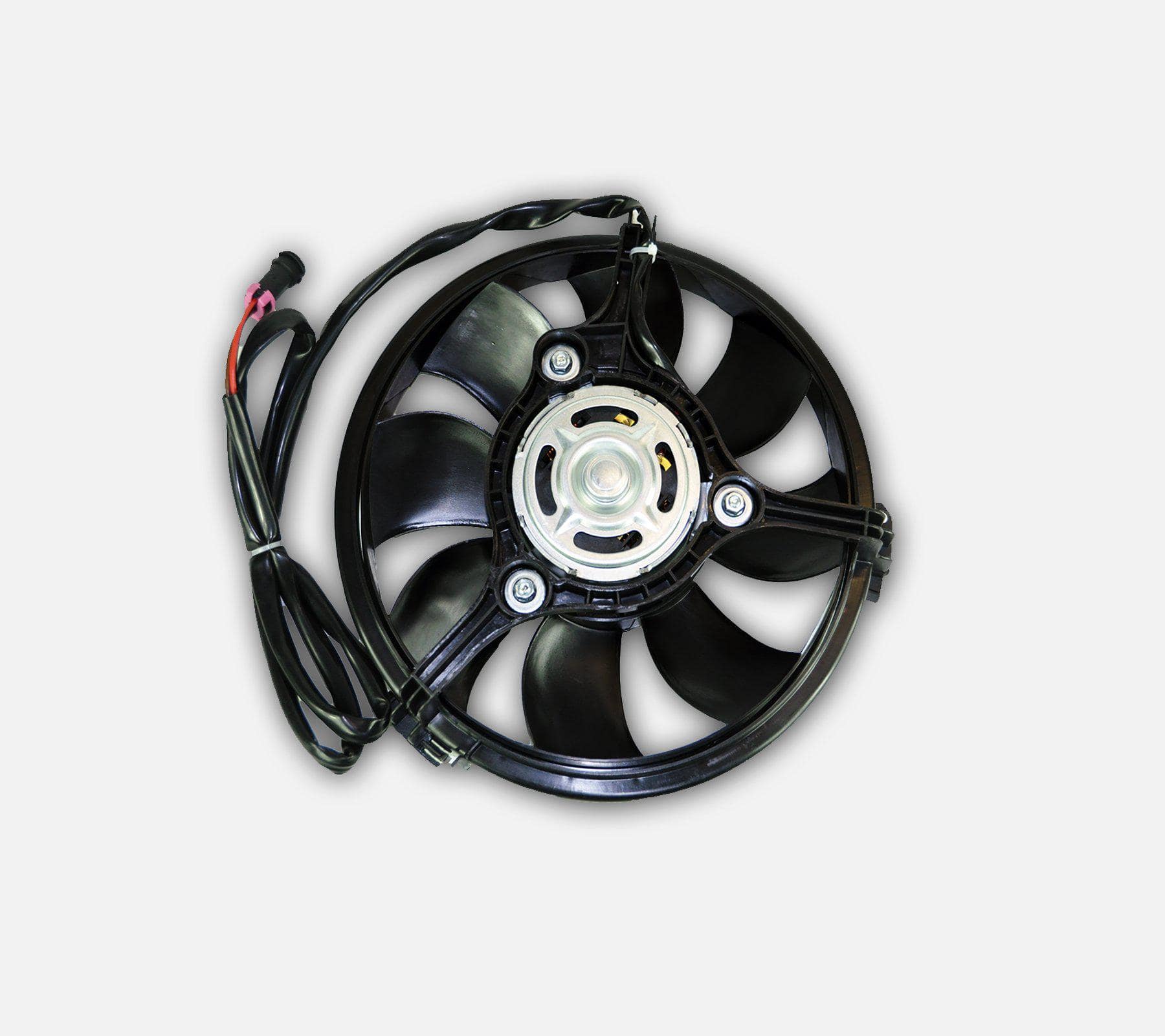 Radiator Cooling Fan & Motor (12V + 2 Pins) For Audi/Seat/Vw/Ford - D2P Autoparts