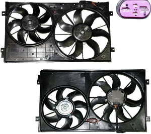 Radiator Cooling Fan Motor (12V) For Audi, VW, Seat, and Skoda 1K0959455EA - D2P Autoparts