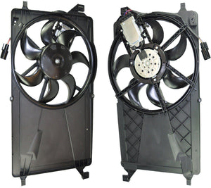 Radiator Cooling Fan + Motor for Ford, Mazda and Volvo 3M5H8C607RJ - D2P Autoparts