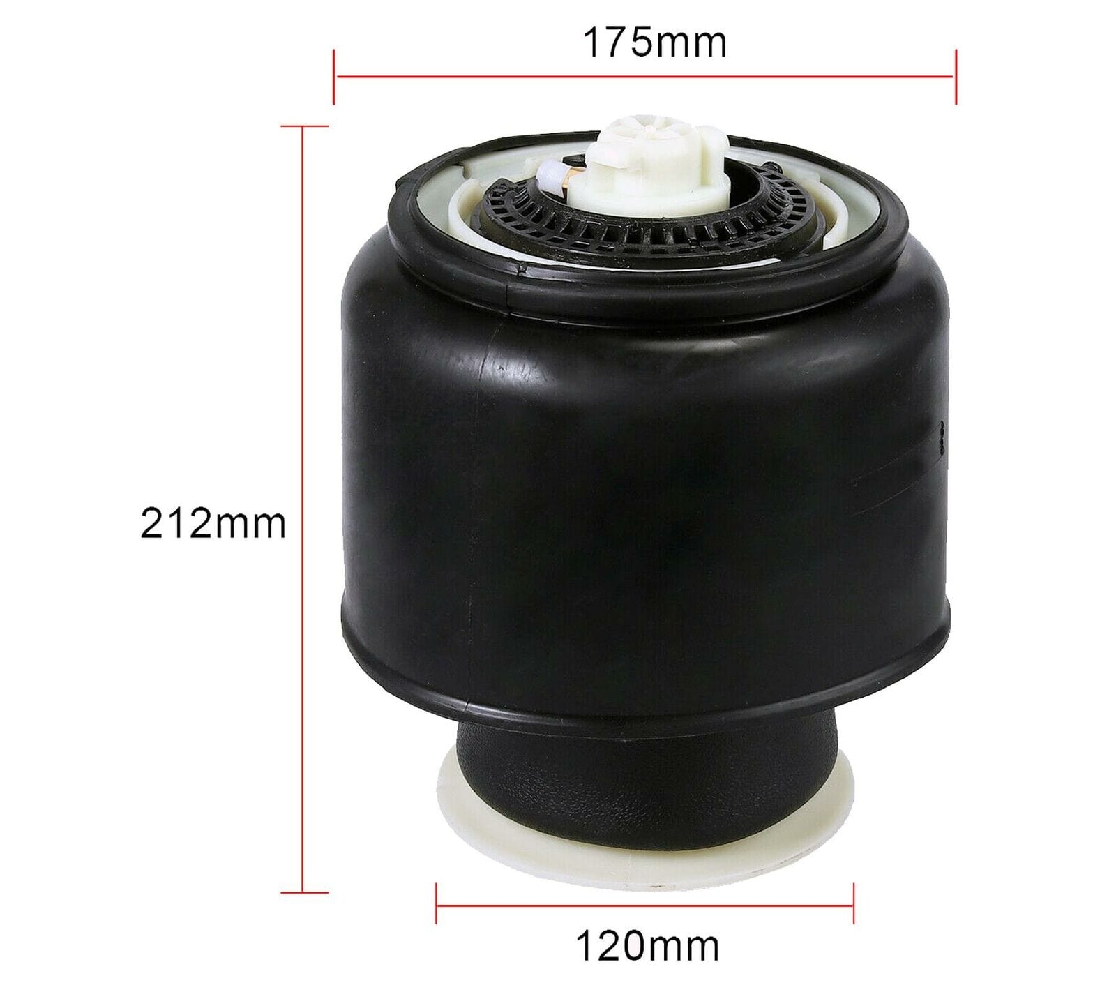 Rear Air Suspension Spring Bag (Left and Right) For BMW: 5 Series, 37106781828 - D2P Autoparts