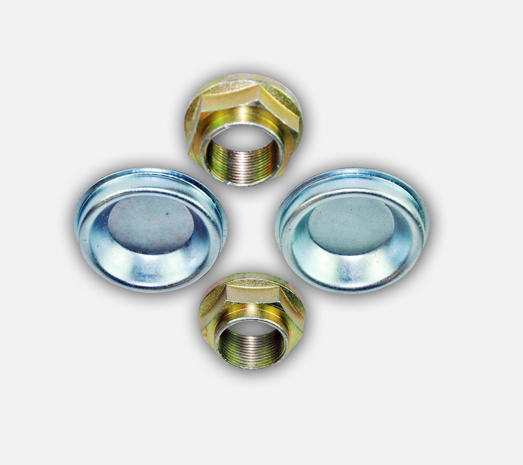 Rear Hub Nut & Dust Cap Set Of 2 For Peugeot, and Citroen 373917 - D2P Autoparts