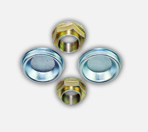 Rear Hub Nut & Dust Cap Set Of 2 For Peugeot, and Citroen 373917 - D2P Autoparts