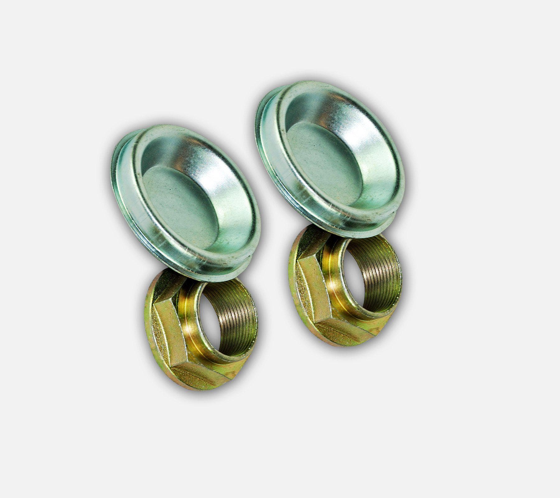 Rear Hub Nut & Dust Cap Set Of 2 For Peugeot, and Citroen 373917 - D2P Autoparts