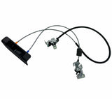Rear Left Door Handle Upper Lower Lock Cable For Ford - D2P Autoparts